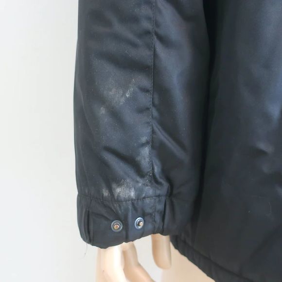 Prada Multi-Pocket Jacket Black Leather-Trim Nylon Size Small - Picture 7 of 10